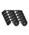 10 stk. GU10 Downlight Inno88 Utendørs - Sort, IP44, godkjent i isolasjon
