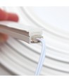 5m AnyCut Neon Flex 10x10 Varm hvit LED strip - 7,5W/m, 12V, Ingen klippeavstand