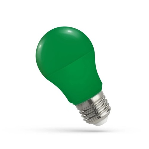 Spectrum 4,9W Grønn LED pære - Matt, E27, A50, 230V