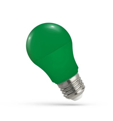 Spectrum 4,9W Grønn LED pære - Matt, E27, A50, 230V