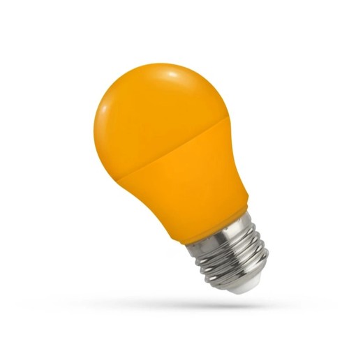 Spectrum 4,9W Oransje LED-pære - Matt, E27, A50, 230V