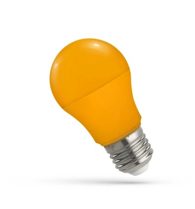 E27 4,9W LED-pære - Mattet, A50, Oransje