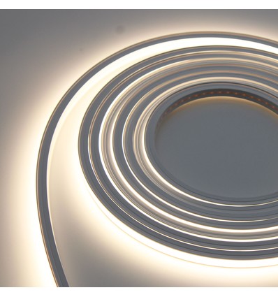 5m AnyCut Neon Flex 10x10 Nøytral hvit LED strip - 8,5W/m, 12V, Ingen klippeavstand