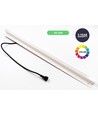 Trebetong/gips LED dimbar skinnesett 3x60cm - Innfelt, Fjernkontroll dimbar, Akustilight inkl. ledninger og driver