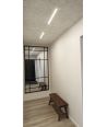 Trebetong/gips LED dimbar Skinnesett 6x60cm - Innfelt, Fjernkontroll dimbar, Akustilight inkl. ledninger og driver
