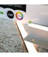 Trebetong/gips LED dimbar Skinnesett 6x60cm - Innfelt, Fjernkontroll dimbar, Akustilight inkl. ledninger og driver