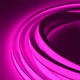 5m AnyCut Neon Flex 10x10 Lilla/Pink LED strip - 8W/m, 12V, Ingen klippeavstand