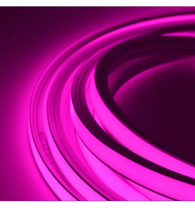 5m 8W/m AnyCut Neon Flex 10x10 Lilla/Rosa LED-strip - 12V DC, Lilla/Rosa, Ingen klippeavstand