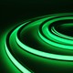 5m AnyCut Neon Flex 10x10 Grønn LED strip - 8W/m, 12V, Ingen klippeavstand