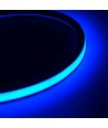 5m AnyCut Neon Flex 10x10 Blå LED strip - 8W/m, 12V, Ingen klippeavstand