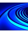 5m AnyCut Neon Flex 10x10 Blå LED strip - 8W/m, 12V, Ingen klippeavstand