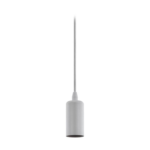 Outlet: EGLO OPPHENG BASIC E27 med 3 meter tekstilledning i hvit