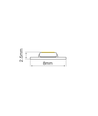 5m 4,8W/m LED-strip - 24V DC, 11000K, IP20, 60 LED pr. meter