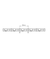 5m 9,6W/m LED-strip - 12V DC, 11000K, ekstra kald, 120 LED pr. meter