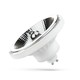 GU10 10W dimbar LED-spot - AR111, hvit, 20° spredning
