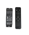 LED dimmer med RF fjernkontroll, 25A - 12V/24V, synkroniserbar, minnefunksjon, IP20
