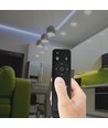 LED dimmer med RF fjernkontroll, 25A - 12V/24V, synkroniserbar, minnefunksjon, IP20