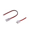 8mm skjøteledd til LED strip - Single head, til 8mm ensfarget strip