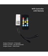 WiFi LED controller med fjernkontroll, 12V/24V - Smart Life, Google Home, CCT/RGB, 72-144W