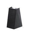 Solcelle vegglampe - IP54, sort, opp/ned, skumringssensor