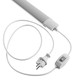 120cm 36W LED-armatur m. støpsel og bryter - IP65, 2m kabel + støpsel, av/på