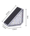 2 stk. Solcelle sensor trappebelysning - Skumringssensor, IP54