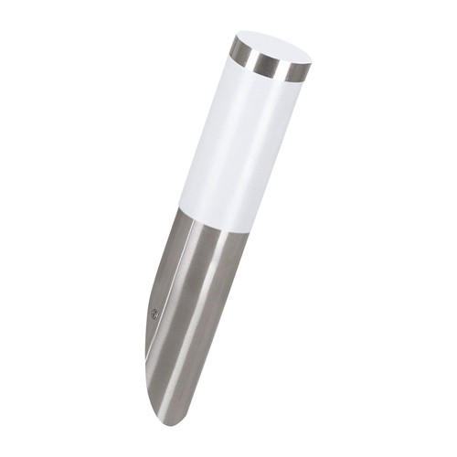 Outlet: EGLO HELSINKI utendørs vegglampe m/sensor, H390 mm, til E27, IP65 - stål/opal