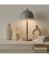 V-Tac Oppladbar bordlampe 3i1 - CCT, grå, IP20, touch dimbar