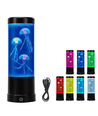 Jellyfish RGB 25cm høy lampe - Ø9 cm, perfekt for barn og barnlige sjeler
