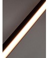 Lys til akustikkpanel, 240cm, svart - Komplett sett med aluprofil og CCT LED stripe