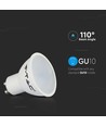 3 stk. GU10 4,5W LED pære - 400lm, matt glass, varm hvit