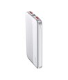 10000mAh Powerbank, 22.5W - Ultra slim, aluminium, hvit, fast charger