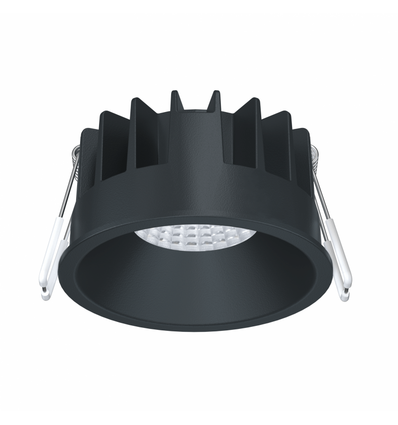 D7 LED Innbyggingsspot På 7W i DimTone, 630Lm, Ra98 - Sort