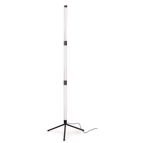 LEDlife vekstlys med stativ - Svart, 3 lamper, justerbar høyde, fleksible armer