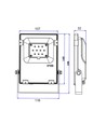 10W RGB+CCT Zigbee/Hue lyskaster - Arbeidslampe, Hue-kompatibel