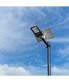 50W Solara LED gatelampe med solcelle - 4000lm, IP65, 4000K, inkl. fjernkontroll og batteri