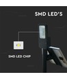 50W Solara LED gatelampe med solcelle - 4000lm, IP65, 4000K, inkl. fjernkontroll og batteri