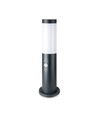 Pullertlampe med PIR-sensor E27 - Rustfritt stålhus (45 cm), Grå, IP44
