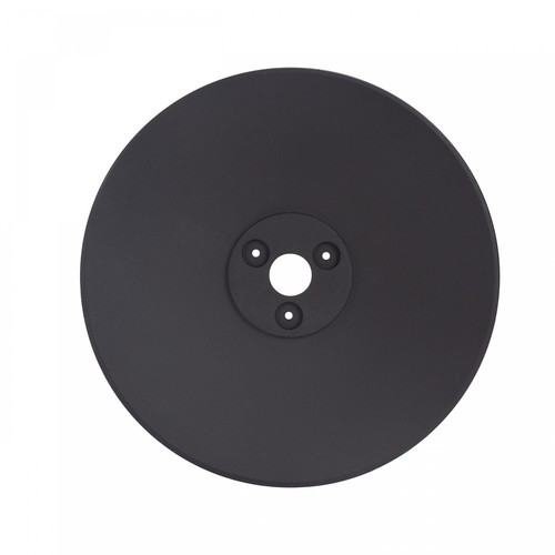 PIATTA plate base for armatur - 300x30, svart, rund, uten lyskilde