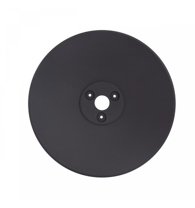 PIATTA plate base for armatur - 300x30, svart, rund, uten lyskilde