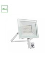 50W lyskaster med sensor - IP44, hvit, arbeidslampe, PIR-sensor