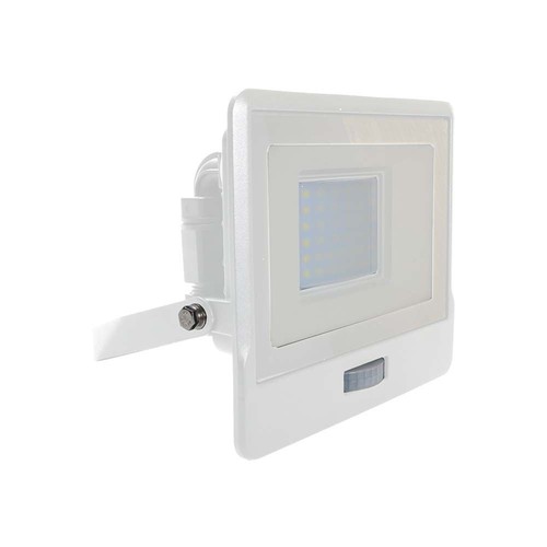 V-Tac 30W Lyskaster med sensor, hvit - Samsung LED chip
