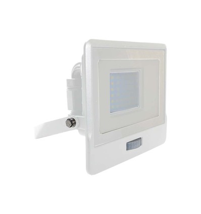 30W LED-lyskaster med sensor - Hvit, arbeidslampe, Samsung LED-chip