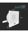 30W LED-lyskaster med sensor - Hvit, arbeidslampe, Samsung LED-chip