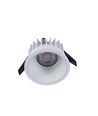 10W Ø8,5cm DimToWarm innfellingsspot RA94 - Hull: Ø7,5 cm, Mål: Ø8,5 cm, Hvit kant