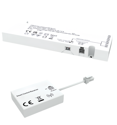 LEDlife Møbelspot Zigbee strømforsyning 30W - For Sono og Reco møbelspot, Hue kompatibel, RF, maks. 5 spot, inkl. fjernkontroll