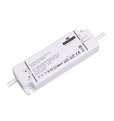 Snappy 40W / 24V DC strømforsyning - 1.6A, IP44