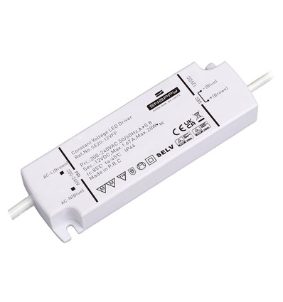 Snappy 20W / 12V DC strømforsyning - 1.67A, IP44