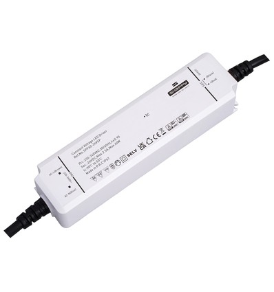 Vanntett 60W strømforsyning - Snappy, 12V DC, 5A, IP67 vanntett
