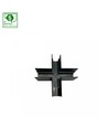 Sort aluminium skinnespot til SHIFT - 48V, IP20